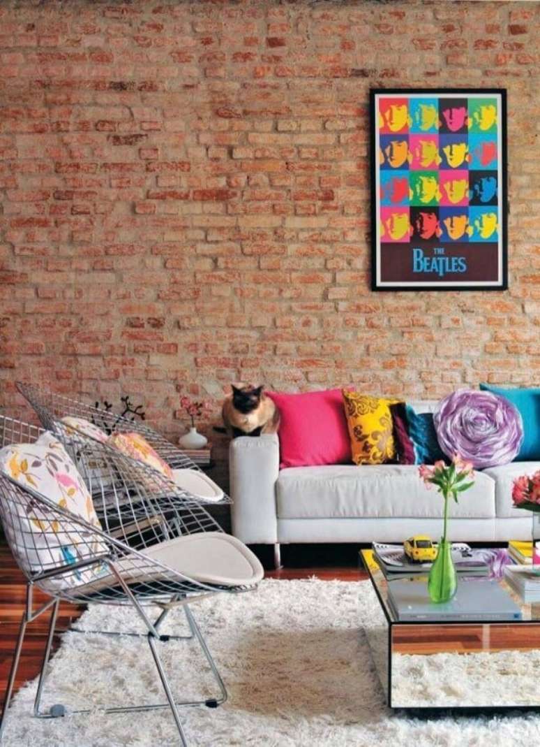 7. O famoso projeto de Andy Warhol com os quadros coloridos de &iacute;cones pop e musicais. Fonte: Pinterest