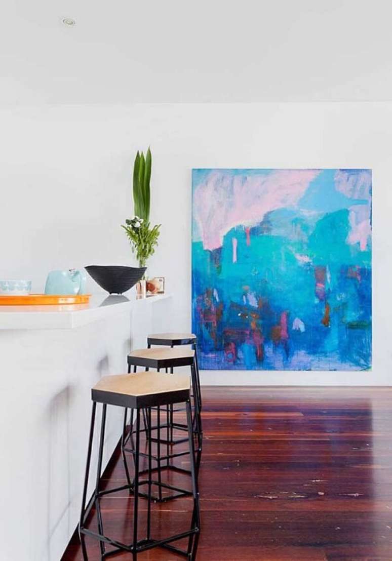 3. Quanta inspira&ccedil;&atilde;o e tranquilidade um quadro colorido pode passar. Fonte: Pinterest