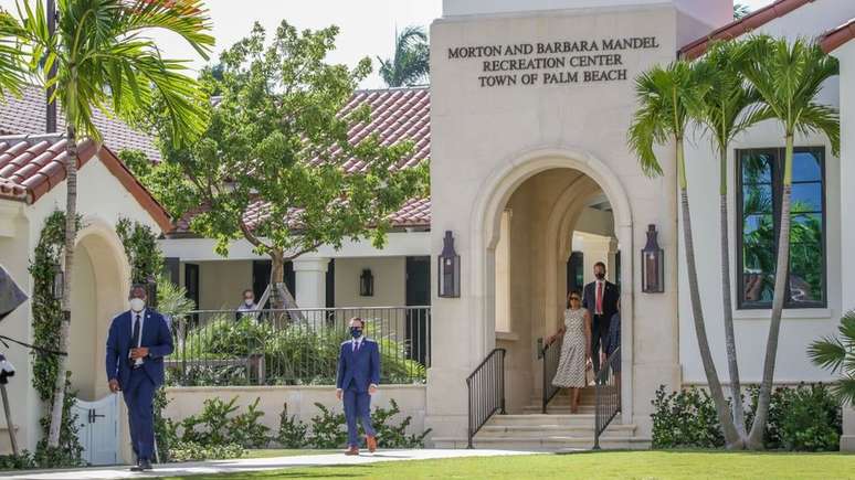 Trump processou repetidamente condado de Palm Beach, onde possui um de seus campos de golfe