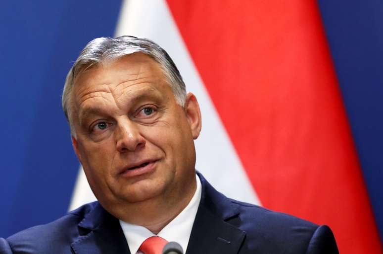 Primeiro-ministro h&uacute;ngaro, Viktor Orb&aacute;n
12/06/2020
REUTERS/Bernadett Szabo