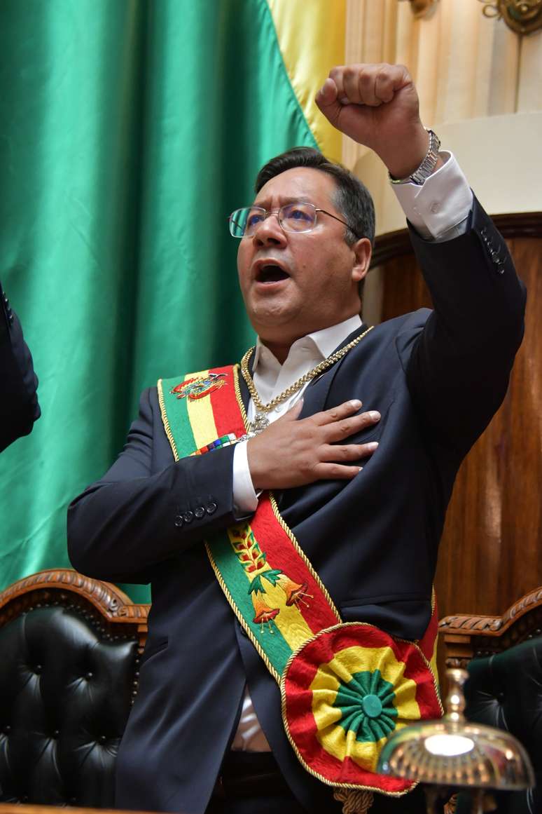 Novo presidente da Bolívia, Luis Arce
08/11/2020
Cortesia da Presidência da Bolívia/Divulgação via REUTERS