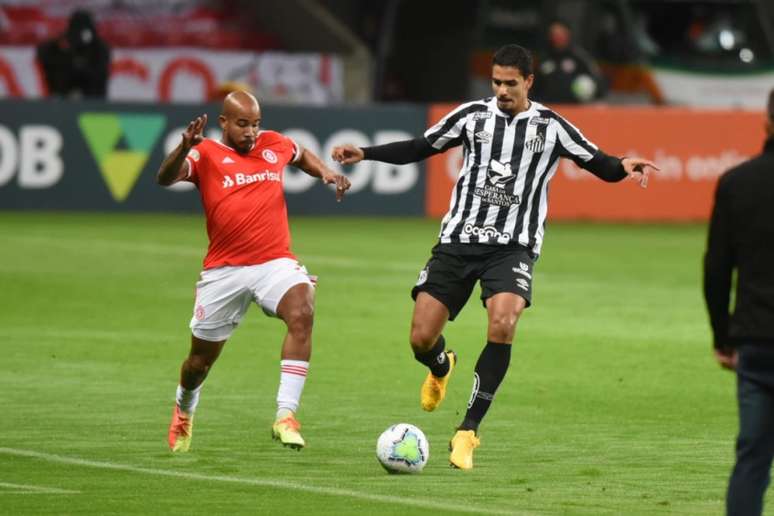 No primeiro turno, o Inter venceu o Santos por 2 a 0, no Beira Rio, em Porto Alegre (Foto: Divulgação/Santos FC)