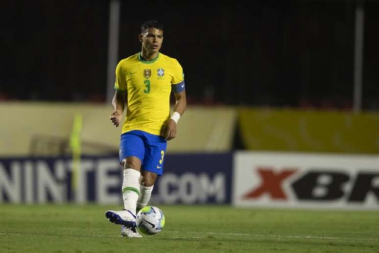 Thiago Silva diz que prefere jogar contra o Uruguai do que contra a Venezuela (Foto: Lucas Figueiredo/CBF)