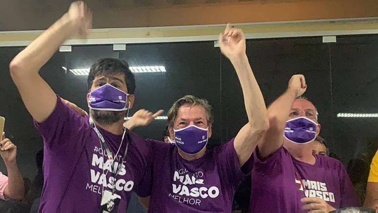 Chapa Mais Vasco comemora vitória em pleito online