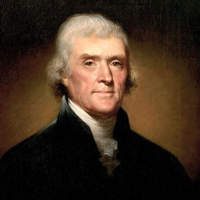 A transição entre John Adams e Thomas Jefferson (ilustração) também foi conturbada
