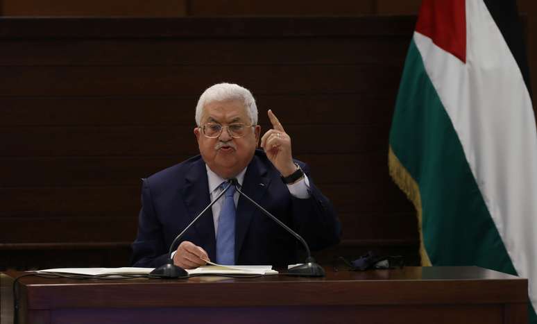 Presidente palestino, Mahmoud Abbas
03/09/2020
Alaa Badarneh/Pool via REUTERS