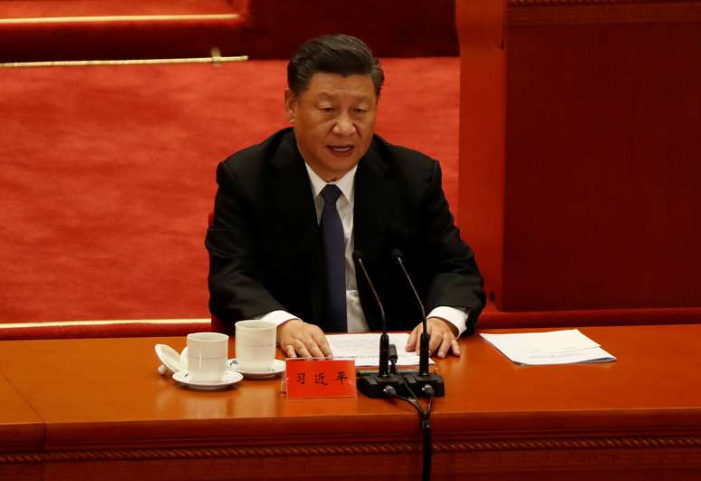 Presidente da China, Xi Jinping, em Pequim
23/10/2020 REUTERS/Carlos Garcia Rawlins