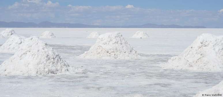 Incrustada no subsolo do Salar de Uyuni, a reserva de lítio boliviana é uma das maiores do mundo