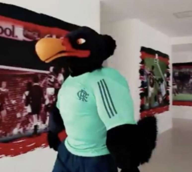 Novo mascote do Flamengo (Foto: Reprodução/Twitter)