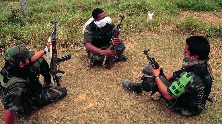 Muitos recrutas eram menores de idade quando se juntaram ao grupo paramilitar