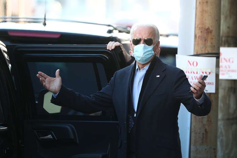 Presidente eleito dos EUA, Joe Biden, em Wilmington
18/11/2020 REUTERS/Tom Brenner