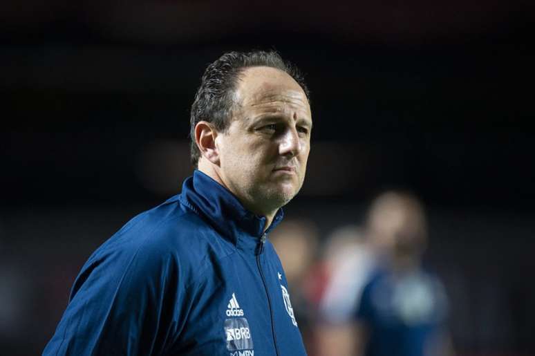 O técnico Rogério Ceni durante a eliminação do Flamengo no Morumbi (Foto: Alexandre Vidal / Flamengo)