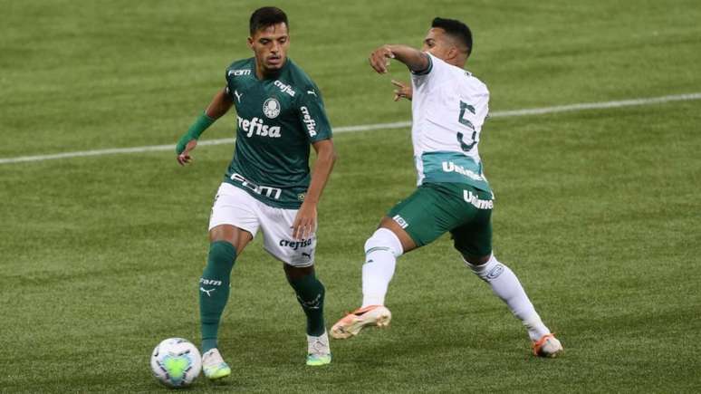 Gabriel Menino pode voltar ao Palmeiras após três jogos como desfalque (Foto: Cesar Greco/Palmeiras)