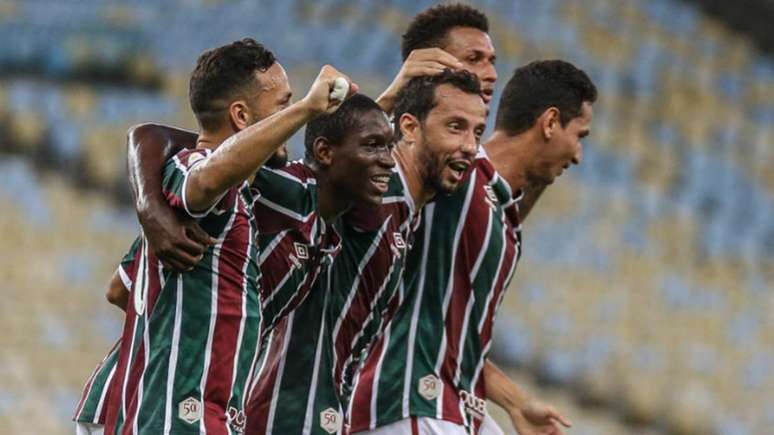 Luiz Henrique foi um dos jogadores da base utilizados pelo Fluminense (Foto: LUCAS MERÇON / FLUMINENSE F.C.)