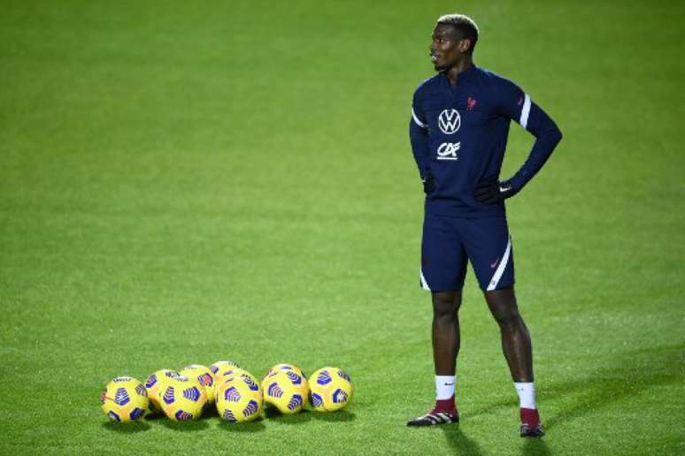 Pogba se destacou na seleção francesa (Foto: FRANCK FIFE / POOL / AFP)