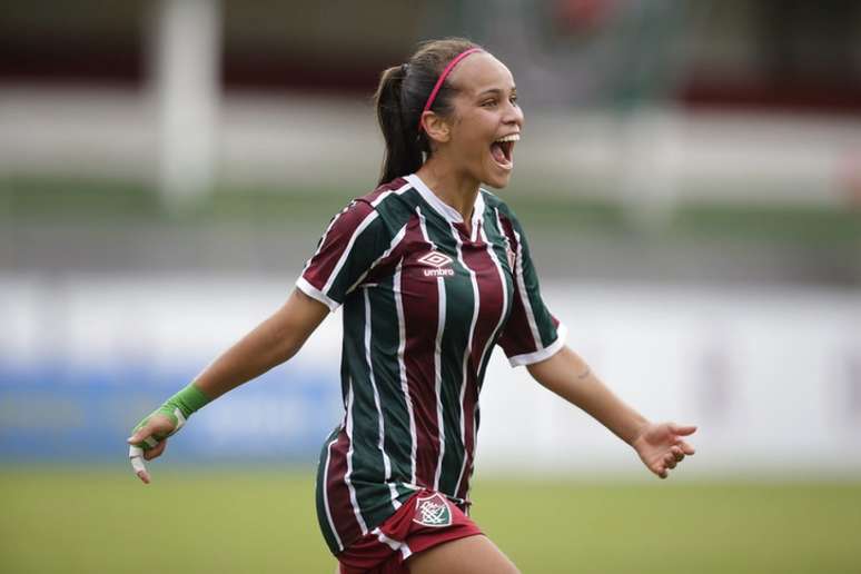 Letícia marcou o único gol da partida (Foto: Divulgação/Fluminense FC)