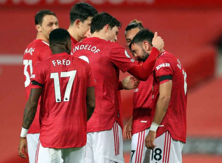 Manchester United chegou aos 13 pontos no Campeonato Inglês (Foto: CATHERINE IVILL / POOL / AFP)