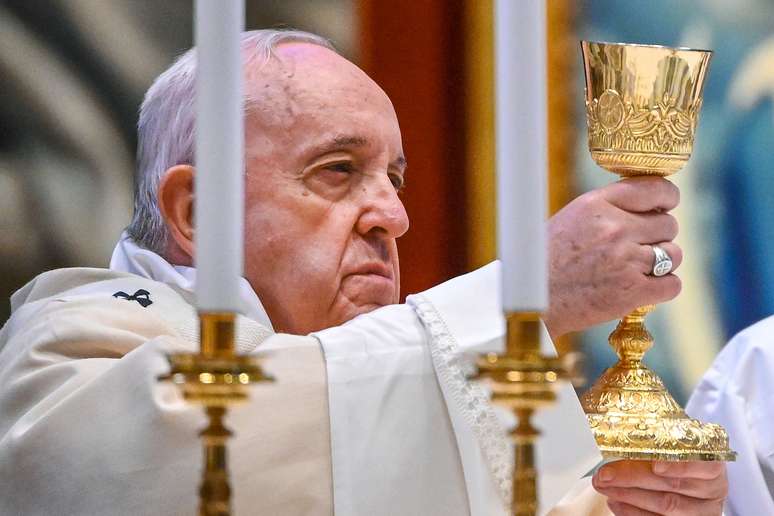 Papa celebra missa pelo Dia da Juvetude
 22/11/2020 Vincenzo Pinto/Pool via REUTERS