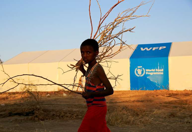 Refugiado etíope do conflito em Tigré na fronteira entre Etiópia e Sudão
23/11/2020 REUTERS/Mohamed Nureldin Abdallah