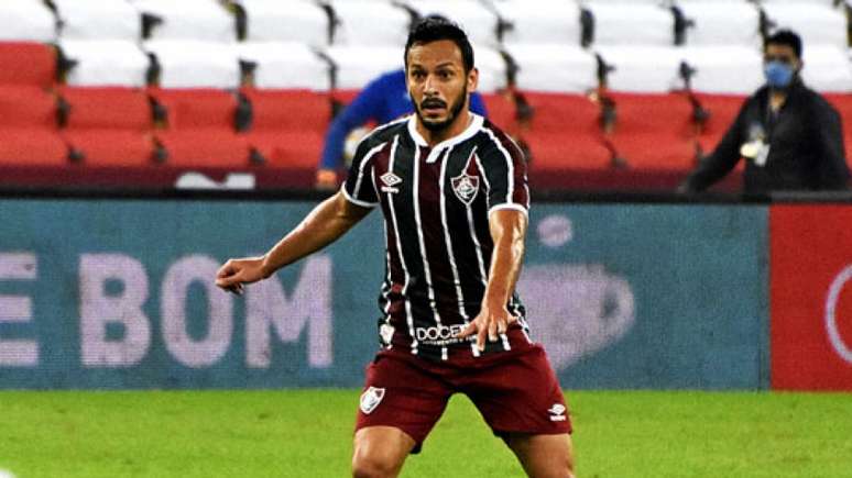 Yago Felipe se machucou na vitória sobre o Inter por 2 a 1, no Beira-Rio (MAILSON SANTANA/FLUMINENSE FC)