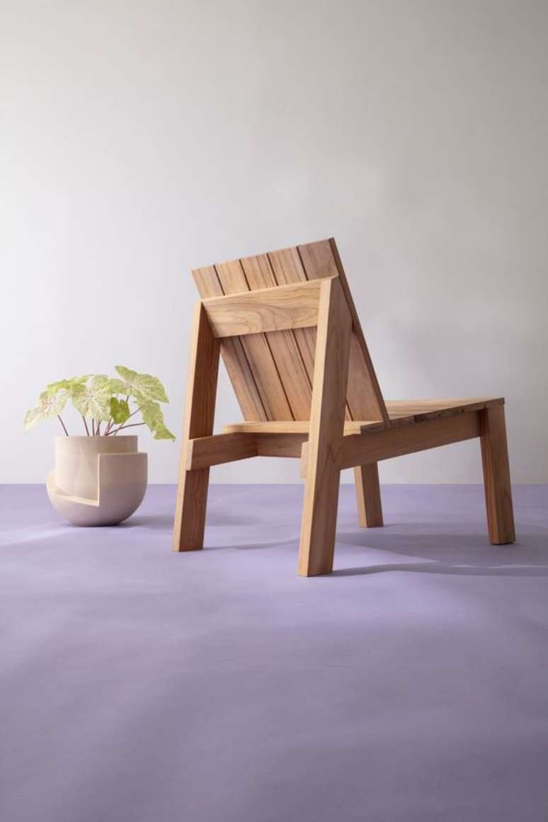 33. Poltrona de pallet para varanda moderna &ndash; Via: David Gaynor Design