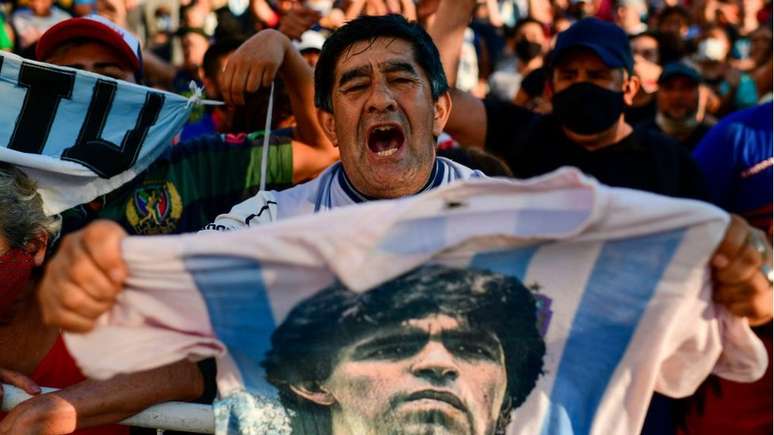 A morte de Diego Armando Maradona comoveu a sociedade argentina