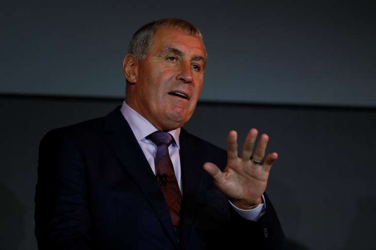 Ex-goleiro da sele&ccedil;&atilde;o inglesa Peter Shilton em Londres em 2017
22/09/2017 Action Images via Reuters/John Sibley