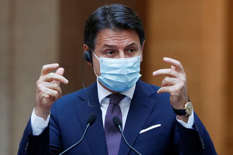 Primeiro-ministro italiano, Giuseppe Conte
20/10/2020
REUTERS/Remo Casilli