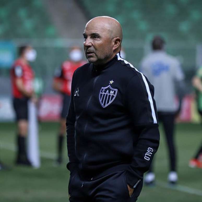 O técnico do Galo ficou fora do banco de reservas por quatro jogos e voltará contra o Internacional-(Bruno Cantini/Atlético-MG)