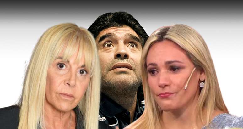 Maradona entre Claudia e Rocío: guerra de egos nos bastidores da despedida ao ídolo