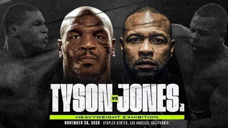 Mike Tyson e Roy Jones Jr voltam ao ringue, neste sábado, no ginásio do Staples Center