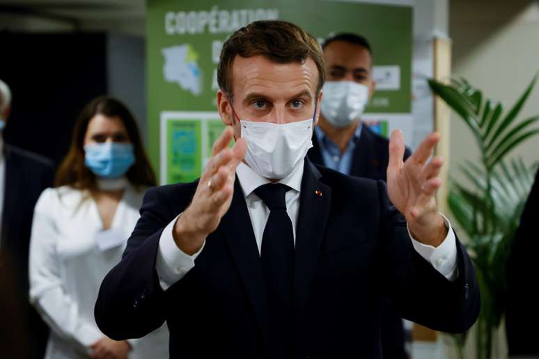Presidente francês, Emmanuel Macron 
21/11/2020
Ludovic Marin/Pool via REUTERS