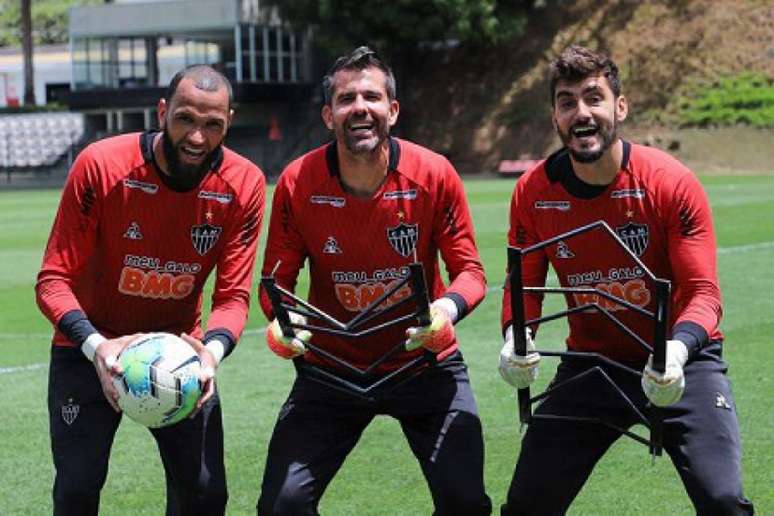 Os três principais goleiros do Galo, Everson, Victor e Rafael testaram positivo para a Covid-19-(Pedro Souza/Atlético-MG)