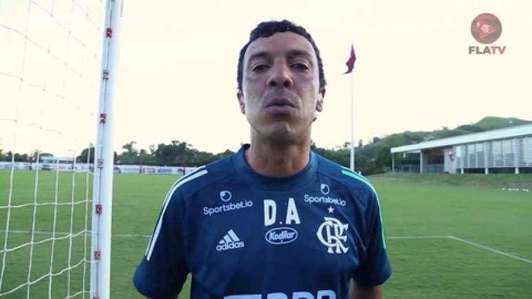 Danilo Augusto chegou ao Flamengo junto com Ceni (Foto: Reprodução/Dugout)