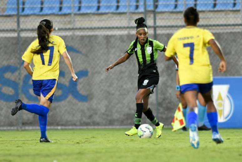O time feminino do América-MG está eliminado do Brasileiro Série A2 e terá somente o Mineiro pela frente-(Mourão Panda/América-MG)