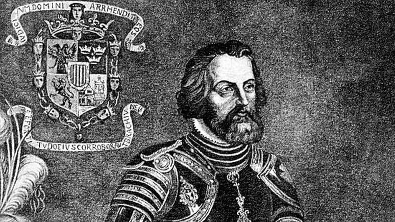O Atahualpa de Binet foi parcialmente inspirado no espanhol Hernán Cortés