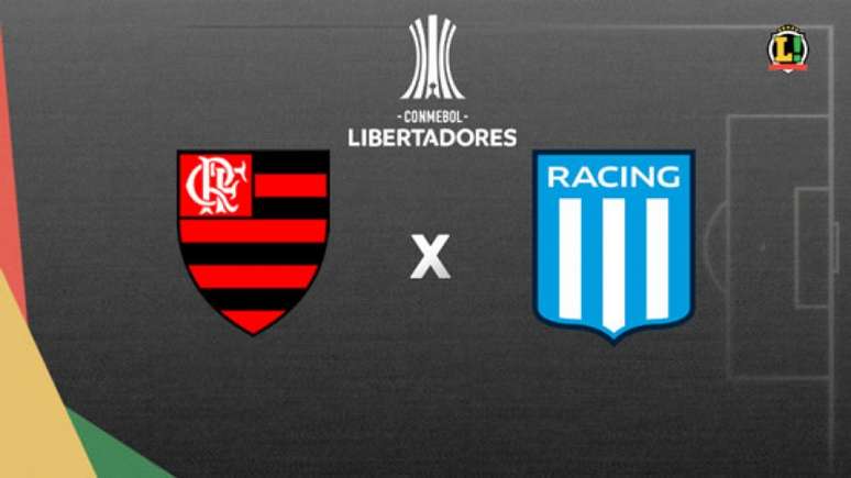 Flamengo e Racing decidem uma vaga nas quartas de final da Copa Libertadores (Foto: Lance!)