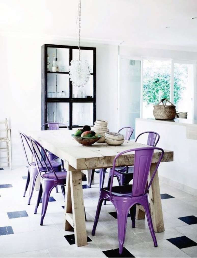 4. Cadeiras na sala de jantar – Via: Reciclar e Decorar