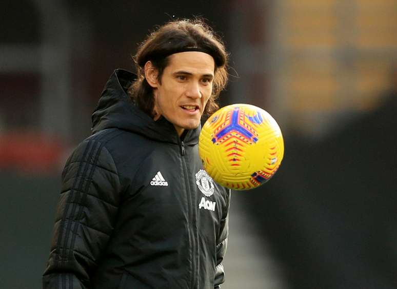 Edinson Cavani antes de partida do Manchester United
29/11/2020
Pool via REUTERS/Adam Davy