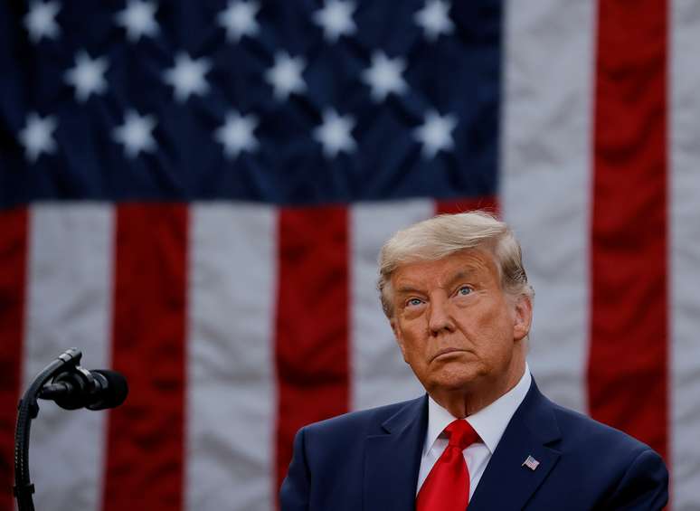 Presidente dos EUA, Donald Trump
13/11/2020
REUTERS/Carlos Barria