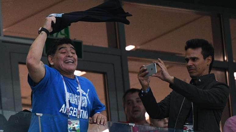 Maradona era torcedor do Boca Juniors (Foto: Reprodução/Internet)