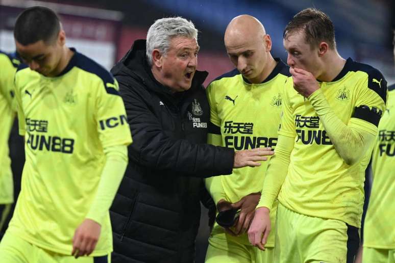 Último jogo do Newcastle foi na sexta-feira, contra o Crystal Palace (Foto: DANIEL LEAL-OLIVAS / POOL / AFP)