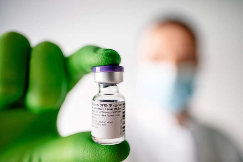 Dose da vacina BioNTech-Pfizer, em foto de divulgação
BioNTech SE 2020, todos os direitos reservados/Divulgação via REUTERS