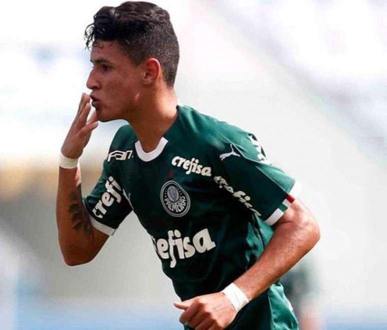 Victor Henrique marcou três gols no Brasileirão Sub-17 em 2020 (Foto: Fabio Menotti/Palmeiras)