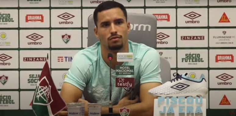 Martinelli fez sua estreia como profissional no Fluminense - Reprodução - Flu TV