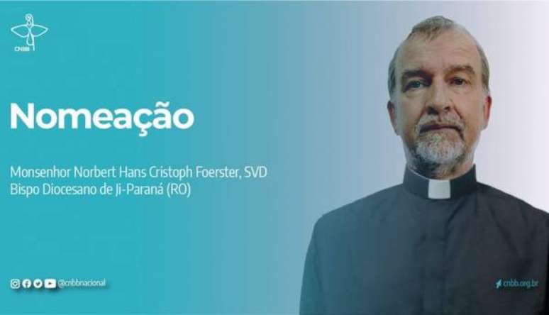 Padre Norbert Foerster foi nomeado como o novo bispo de Ji-Paraná