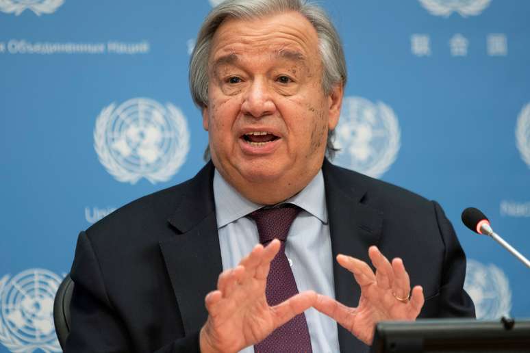 Secretário-geral da ONU, António Guterres, na sede da entidade em Nova York
20/11/2020 REUTERS/Eduardo Munoz