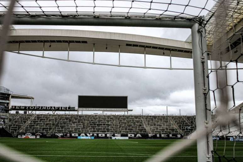 Torcedores podem ter acesso ao tour virtual da Neo Química Arena (Foto: Reprodução/Twitter Corinthians)