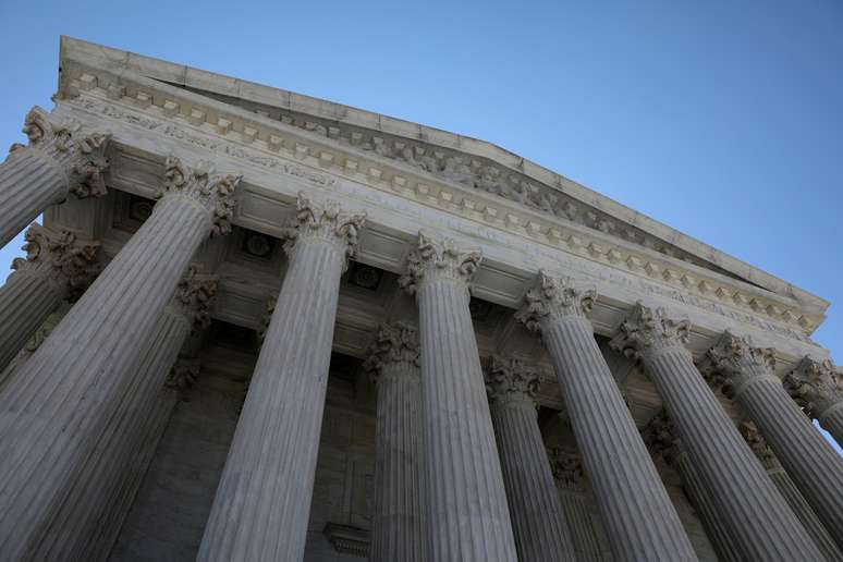 Vista da Suprema Corte dos EUA, em Washington
02/07/2020
REUTERS/Jonathan Ernst