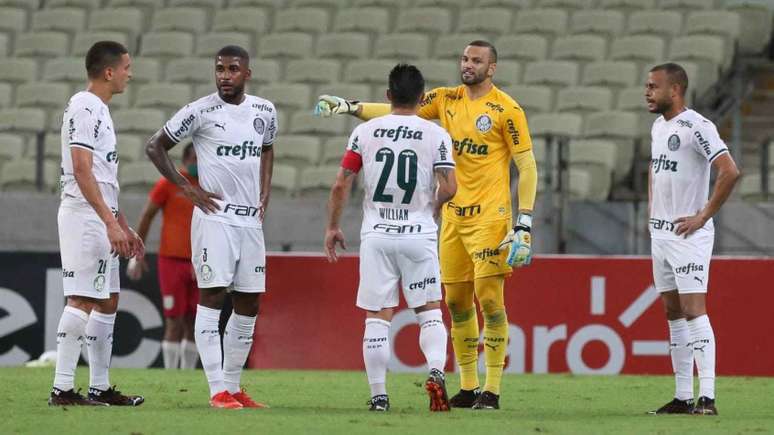 A última partida na qual o Palmeiras não contou com Abel Ferreira foi contra o Ceará (Foto: Cesar Greco/Palmeiras)